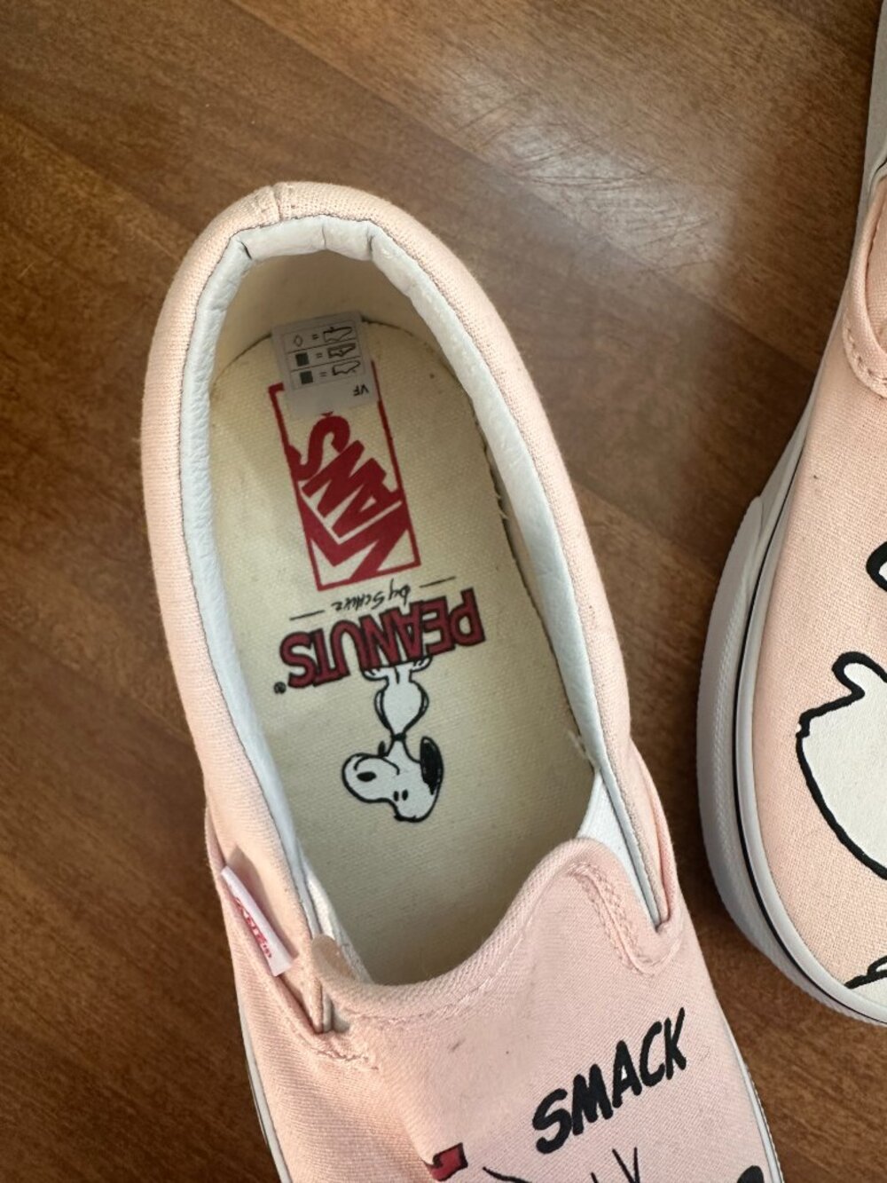 Vans Slip-On Peanuts Smack in Light Pink - Picture 11 of 16